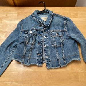 Oversized jean jacket